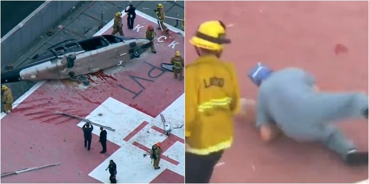 El accidente en helicóptero que involucró a un enfermero y puso en peligro un trasplante de corazón