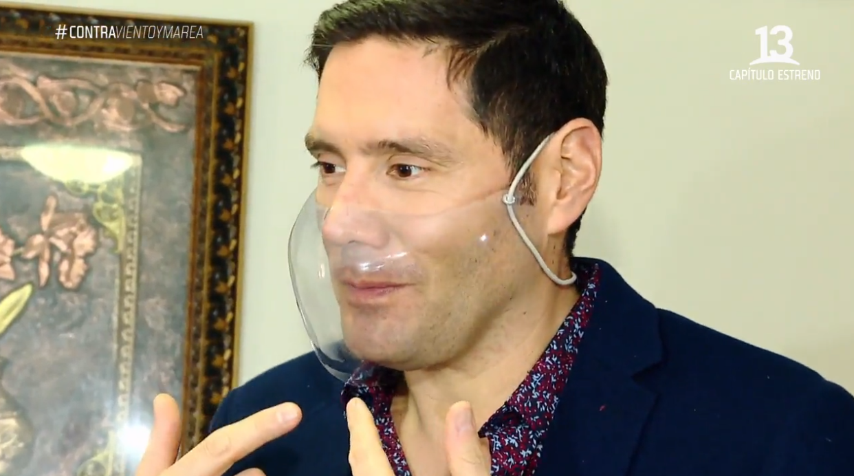 Francisco Saavedra explicó por qué utilizan mascarillas transparentes en 'Contra Viento y Marea'