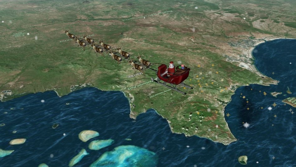 El 'Viejito Pascuero' ya comenzó la entrega de regalos: aquí puedes seguir su recorrido en vivo