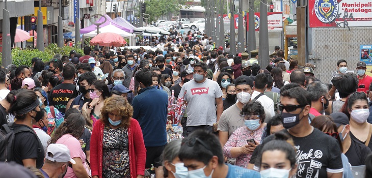 2.191 casos nuevos de COVID-19 y 50.285 test PCR: Coquimbo y Tarapacá lideran aumento de contagios