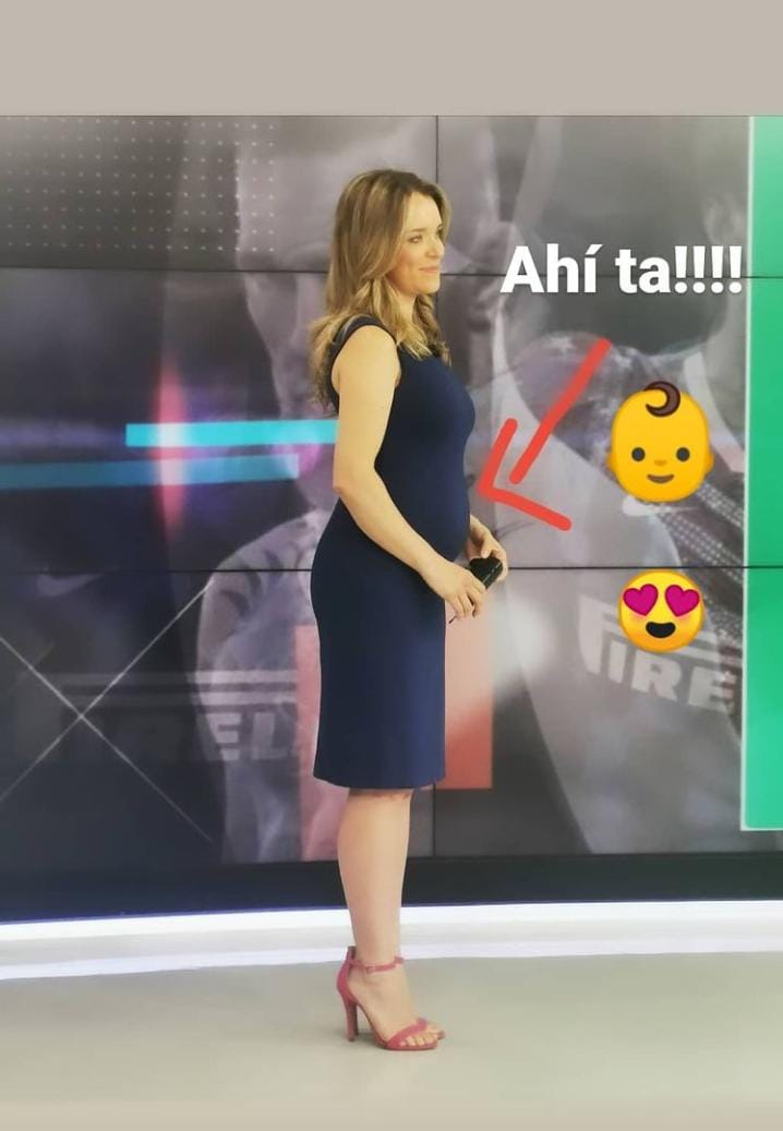 Carla Zunino y su embarazo