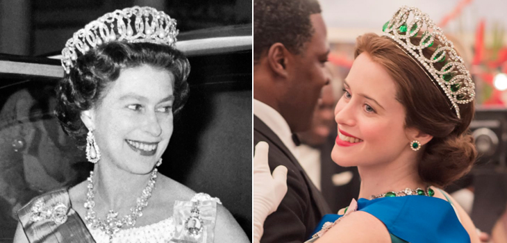 La tiara de Vladimir y la gargantilla de Diana: las famosas joyas que aparecen en 'The Crown'