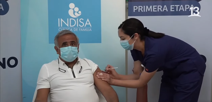 Dr. Ugarte recibió vacuna Pfizer contra el COVID-19: 