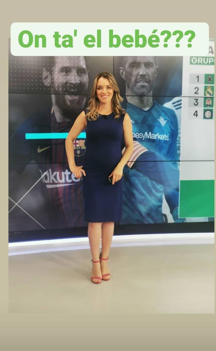 Carla Zunino y su embarazo