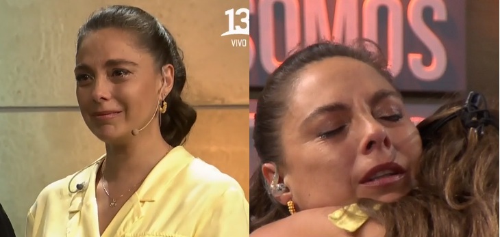 Ángeles Araya rompió en llanto con emotiva sorpresa de su hija en 