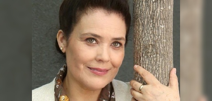 Actriz Carmina Riego y su 