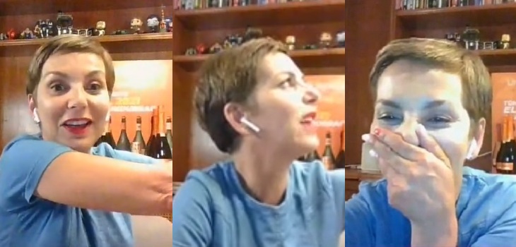 Fran García-Huidobro sufrió chascarro en plena entrevista a Kathy Salosny: “Nunca me había pasado”