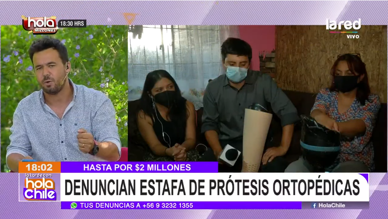 Eduardo de la Iglesia enojado en Hola Chile