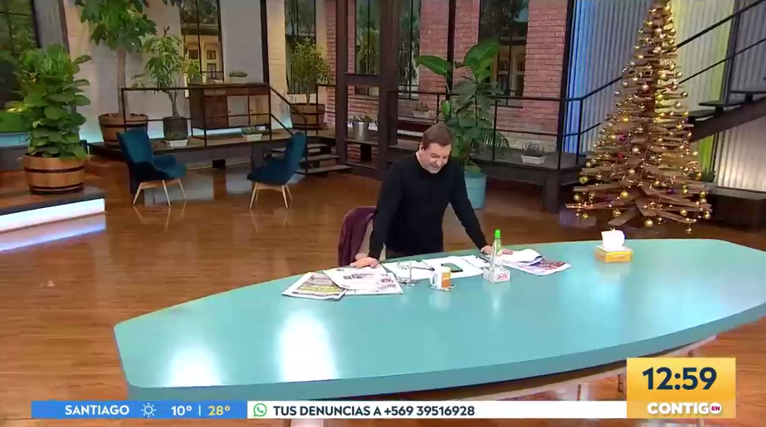 Julio César Rodríguez bromeó con fallidas vacaciones en matinal de CHV: "Voy a venir en sunga"