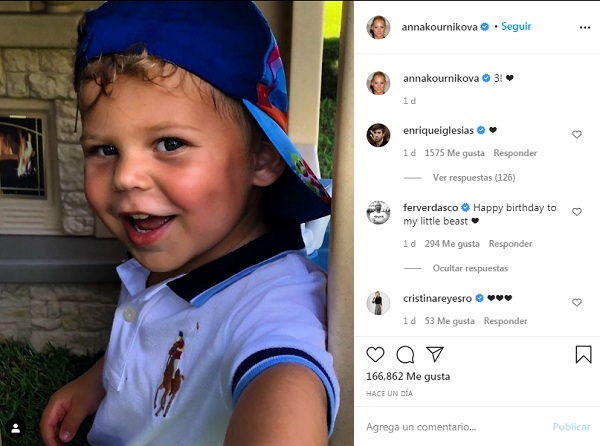 nicholas, hijo anna kournikova y enrique iglesias