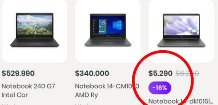 Notebook a 5.290 pesos: usuarios denuncian incumplimiento de oferta por parte de Rappi y Líder