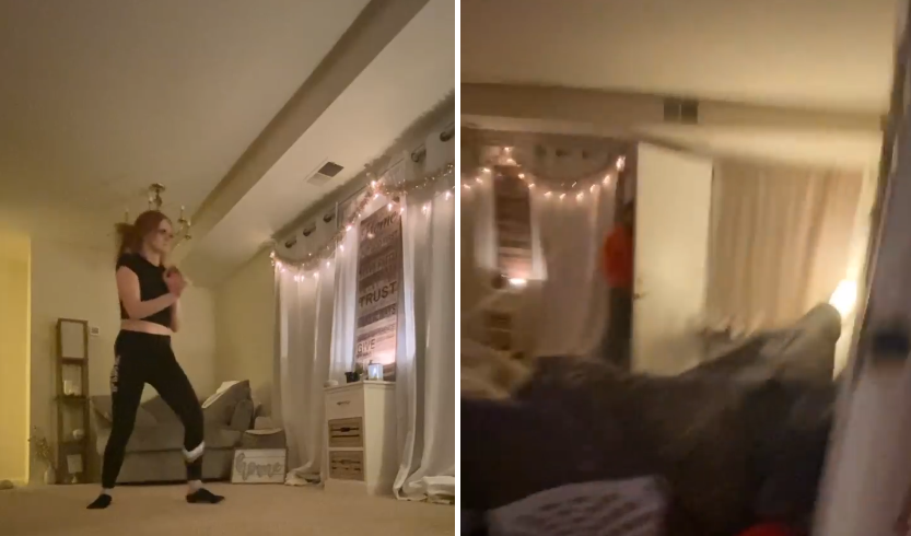 Tiktoker vivió terrible momento mientras se grababa bailando: intruso irrumpió en su hogar