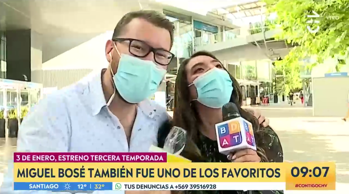 "Es el espíritu navideño": CHV une a la competencia al son de Miguel Bosé