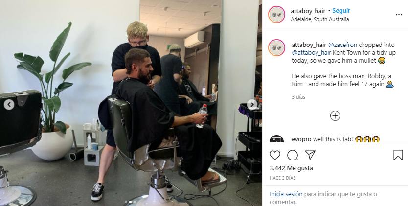 ¿Siguió la moda de Miley Cyrus? Zac Efron sorprende con nuevo corte de cabello "mullet"