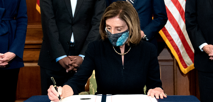 Aprobaron nuevo juicio político contra Donald Trump por “incitar a la insurrección