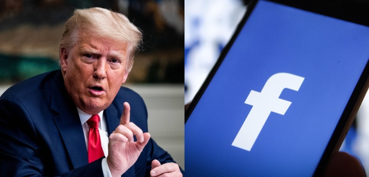 Confirman que Facebook e Instagram bloquearán las cuentas de Trump por tiempo indefinido