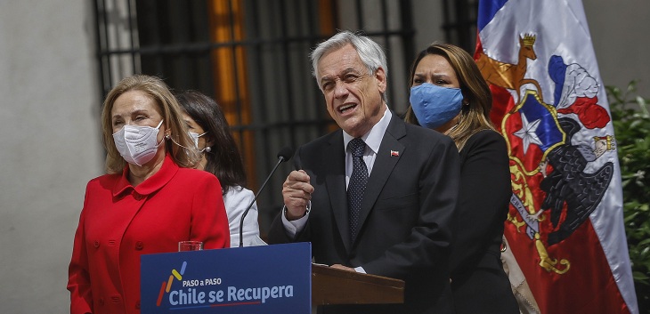 El protocolo a seguir en caso de que el presidente Piñera diera positivo al COVID-19