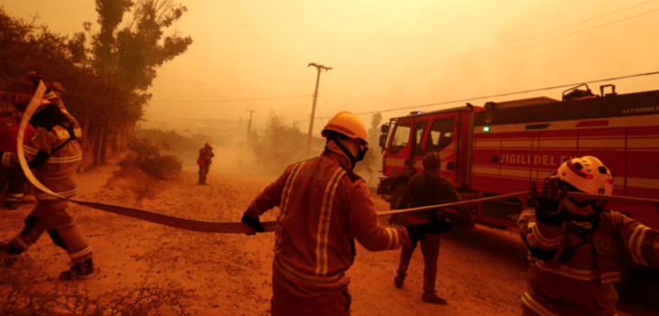 Presidente de Bomberos Valparaíso por incendio forestal en Quilpué: 