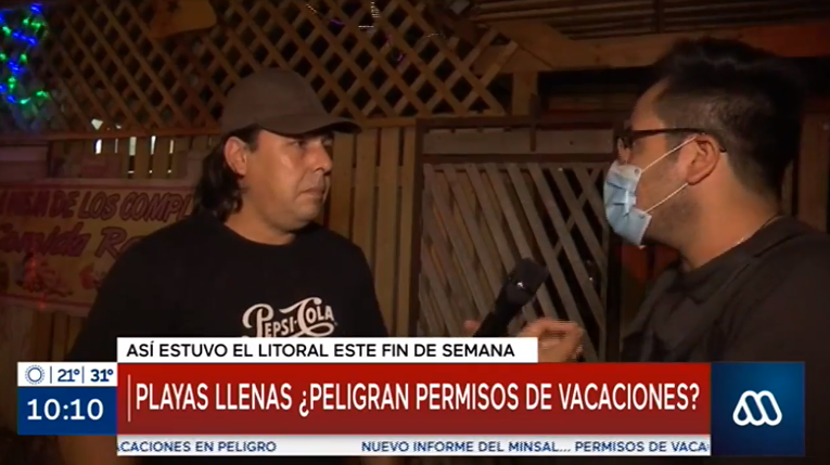 la insólita excusa de vendedor de alimentos en 'Mucho Gusto' para no usar mascarilla