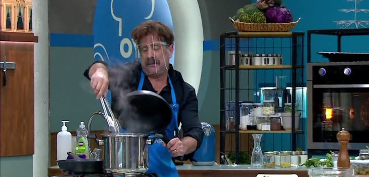 Entre pinzas y un wok: Marcial Tagle vivió complicado momento por un pulpo en 