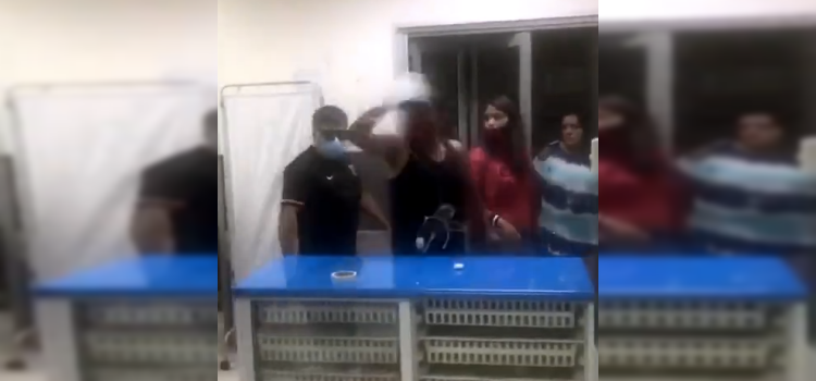 Familiares de fallecido por COVID-19 atacan a personal del Hospital El Pino: querían sacar el cuerpo