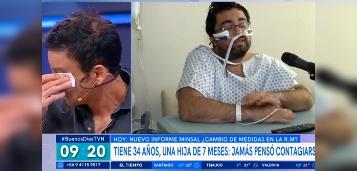 El caso de paciente COVID que emocionó hasta las lágrimas a Gonzalo Ramírez en 