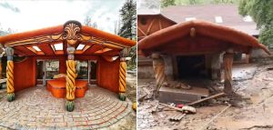 Hermano de Pangal Andrade mostró en videos cómo quedó el hotel familiar tras lluvias y aluviones