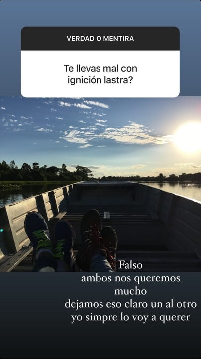 Julia Fernandes e Ignacio Lastra