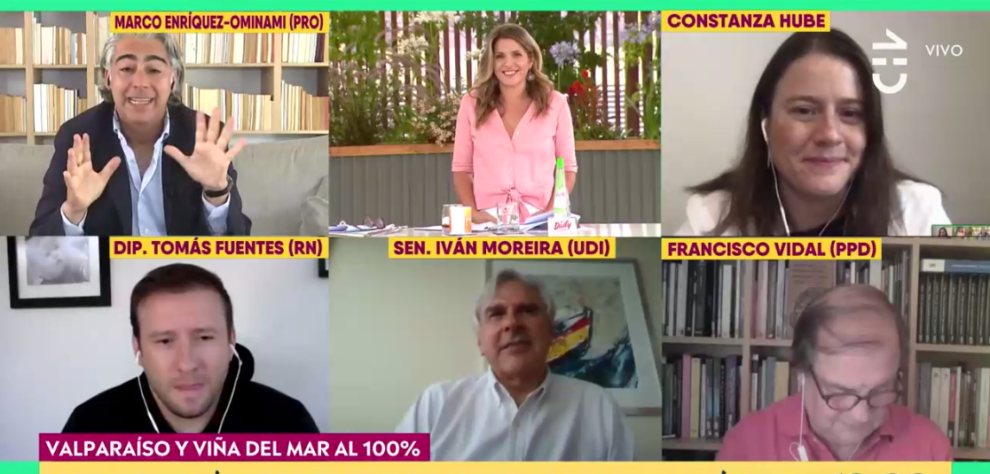 "Qué caballero": comentario de Marco Enríquez-Ominami fue cuestionado por panel de matinal de CHV