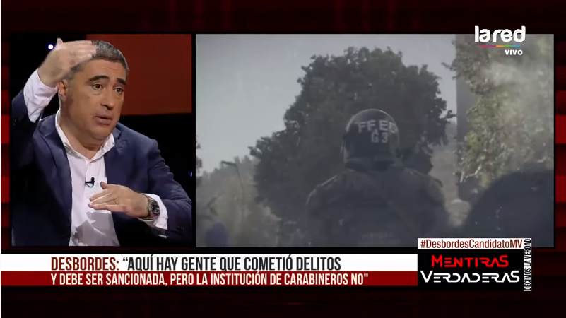 Mario Desbordes en Mentiras Verdaderas