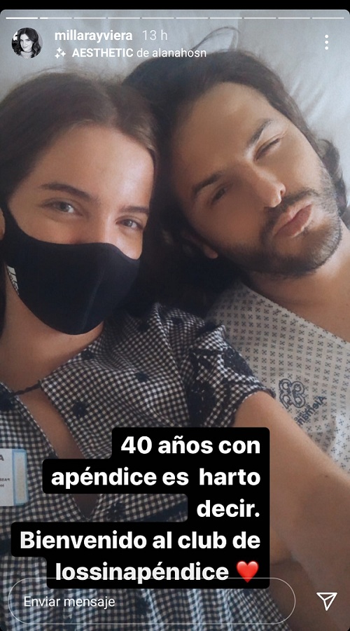 Millaray Viera y cristian sepulveda