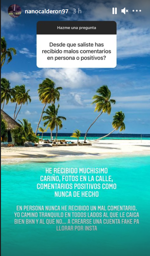 Nano Calderón se confiesa