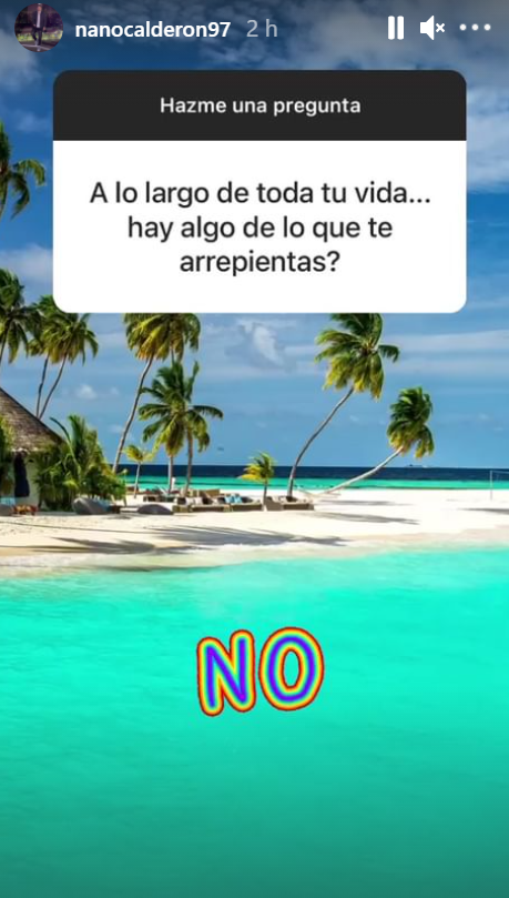 Nano Calderón se confiesa