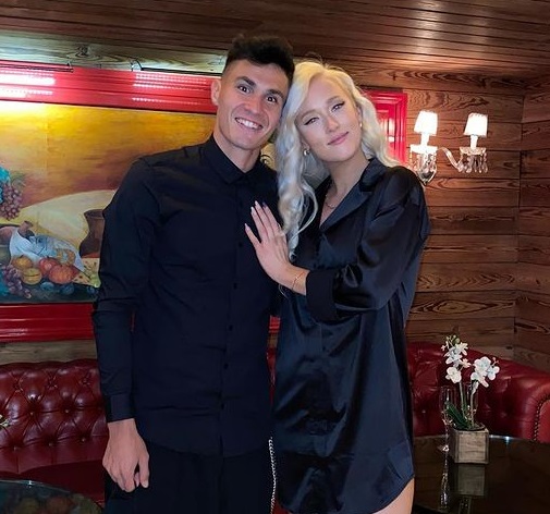 Vesta Lugg y Pablo Galdames