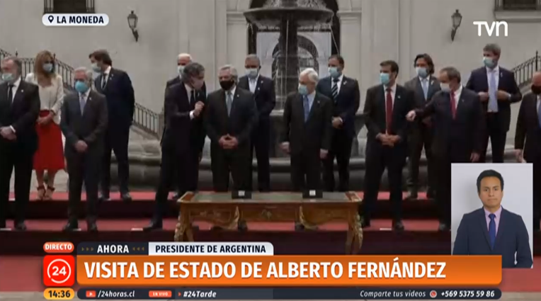 El lapsus que se vivió en ceremonia con presidente Fernández a causa de Enrique Paris