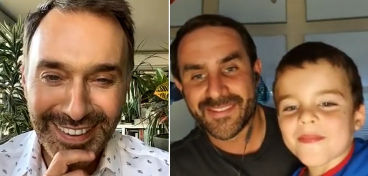 La inesperada y tierna aparición de Pedro Milagros en entrevista a su papá Cristián Arriagada