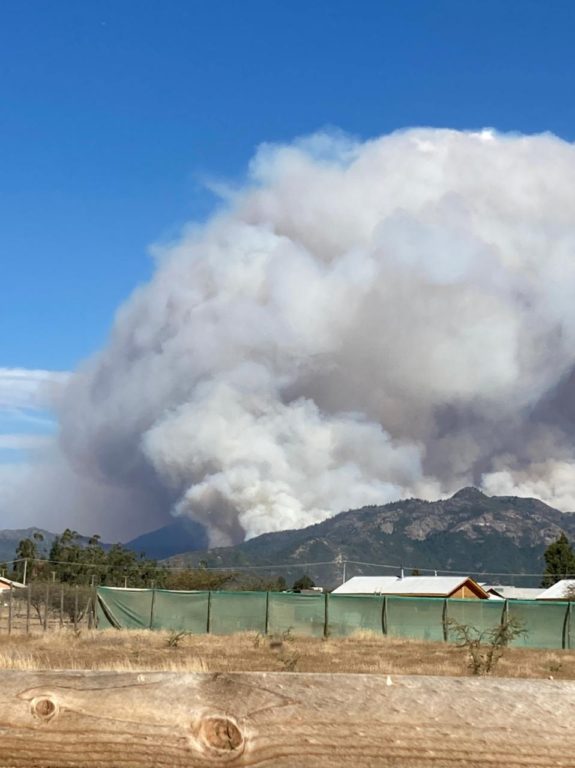 Incendio en San Fernando | Cedida a BiobioChile