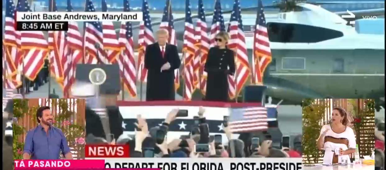 El comentario de Monserrat Álvarez sobre Donald Trump que sacó carcajadas en Rafa Cavada