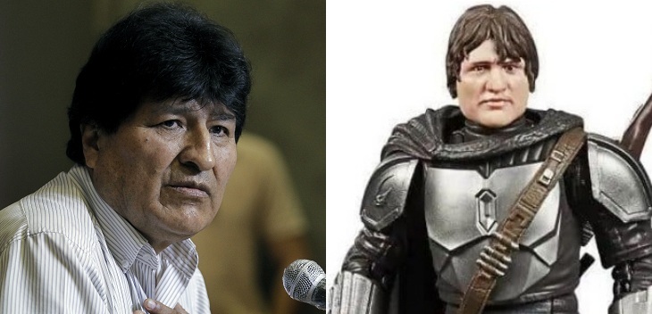 Fanáticos comparan figura de acción de Pedro Pascal en 'The Mandalorian' con Evo Morales: es viral