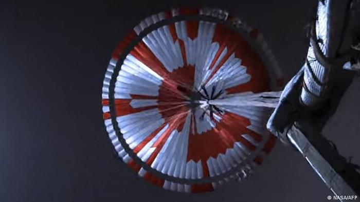 NASA divulga el primer video y audios del aterrizaje de Perseverance en Marte