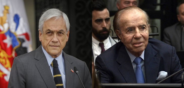 Presidente Piñera lamentó muerte de Carlos Menem: 