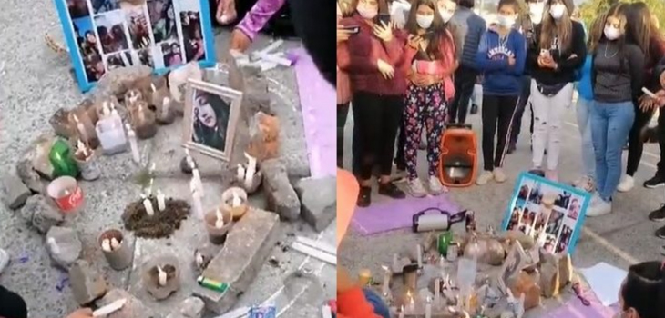 Realizan velatón en Coronel por muerte de joven tras ataque lesbofóbico