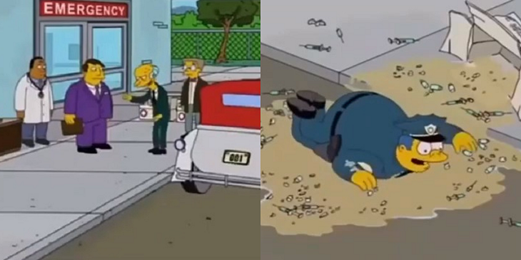 ¿Los Simpson lo predijeron otra vez? Escena de la popular serie hizo recordar a los 'vacunados VIP'