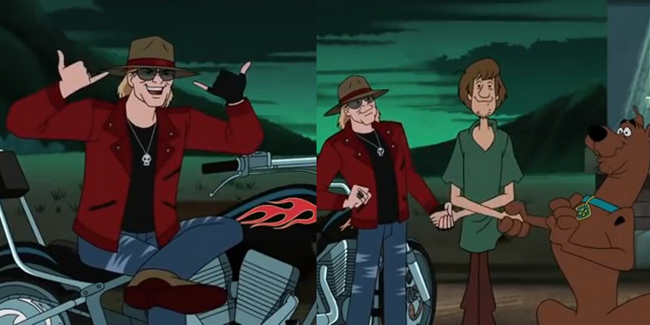 Axl Rose realizó épico cameo en nuevo capítulo de Scooby-Doo