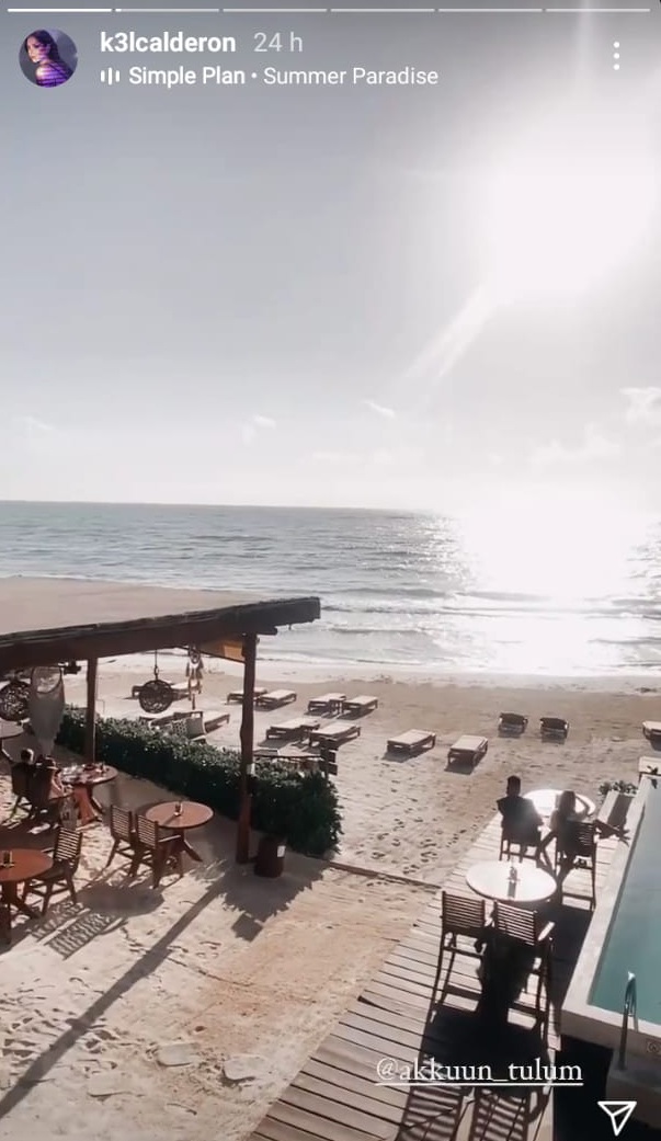 Kel con su supuesta pareja Toto Torrealba