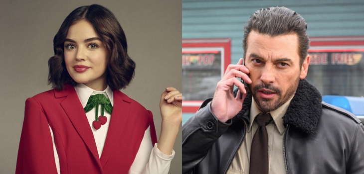 Lucy Hale y Skeet Ulrich, actor de 