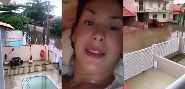 Casa de Viví Rodrígues se vio afectada tras lluvias en Brasil: agua entró a su hogar tras inundación