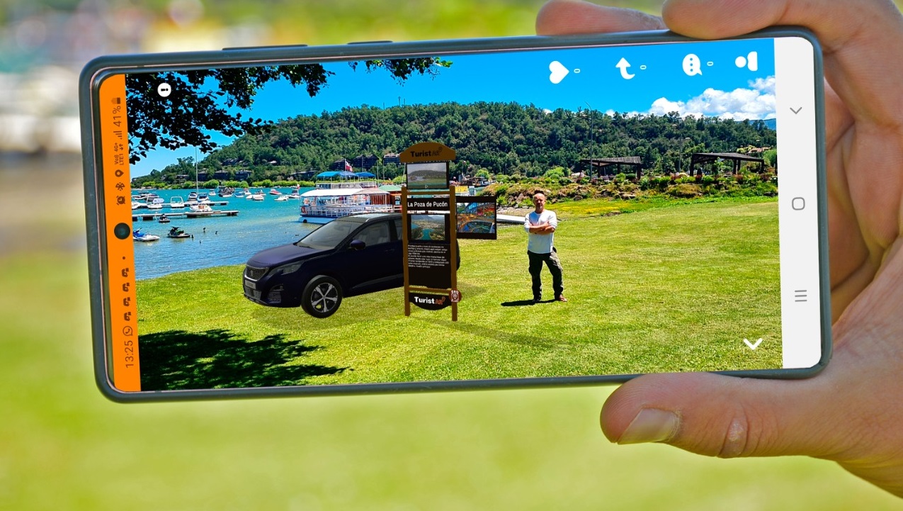 ¿No puedo ir a la playa? Esta App de Realidad Aumentada te permite turistear por Chile