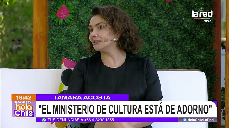 Tamara Acosta tilda de absurdo cierre de teatros: “El Ministerio de Cultura es bastante decorativo”