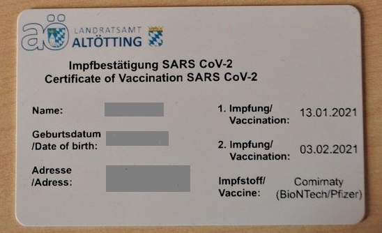 Carnet de vacunación en Alemania
